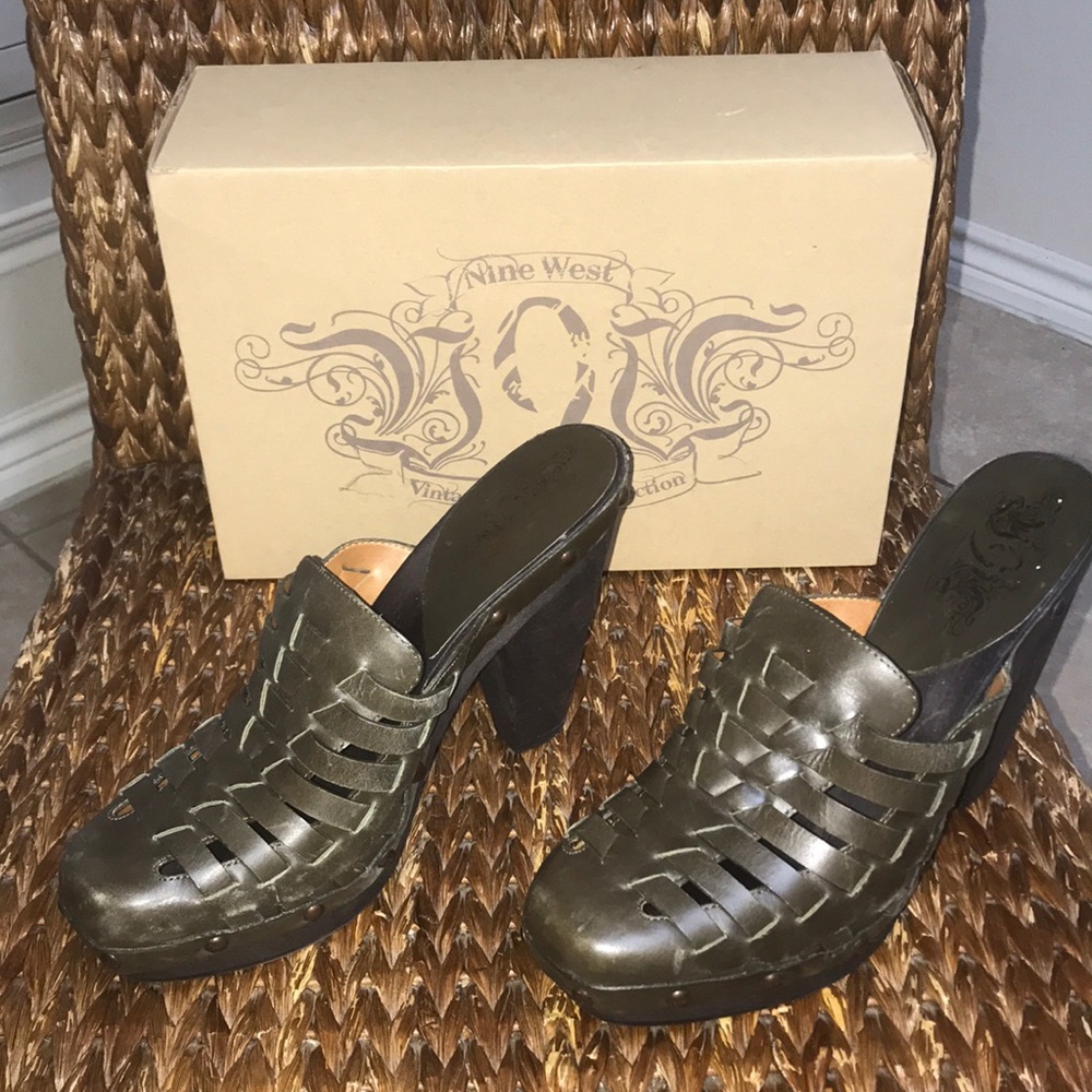 🔥Chunky Distressed Mules🔥